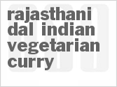 recipe for rajasthani dal - indian vegetarian curry