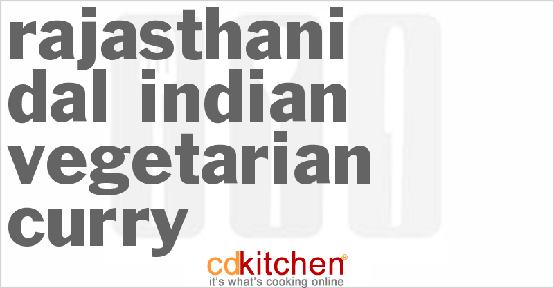 Rajasthani Dal - Indian Vegetarian Curry - CDKitchen.com