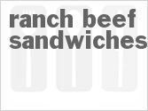 recipe for slow cooker ranch beef sandwiches