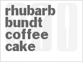 recipe for rhubarb bundt coffee cake