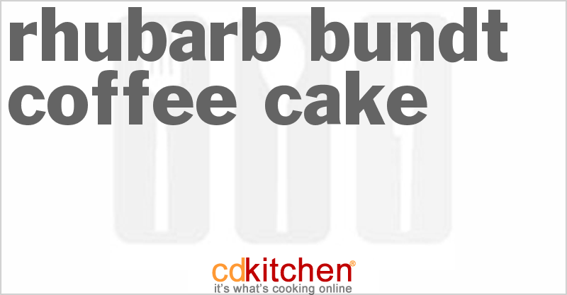Rhubarb Bundt Coffee Cake - CDKitchen.com