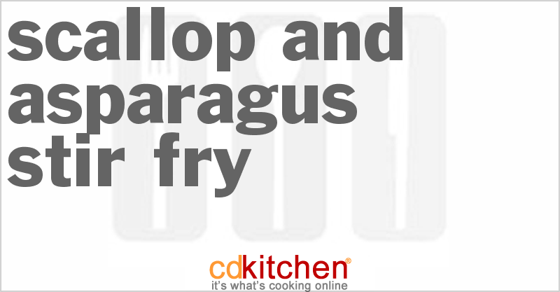 Scallop and Asparagus Stir-Fry - CDKitchen.com