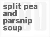 recipe for split pea and parsnip soup