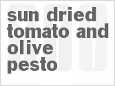 recipe for sun-dried tomato and olive pesto