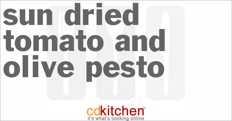 Sun-Dried Tomato And Olive Pesto - CDKitchen.com