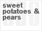 recipe for sweet potatoes & pears