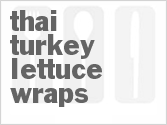recipe for thai turkey lettuce wraps