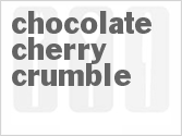 Chocolate Cherry Crumble