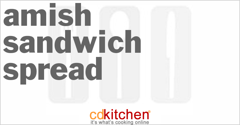Amish Sandwich Spread - CDKitchen.com