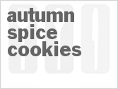 recipe for autumn spice cookies