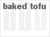 recipe for baked tofu