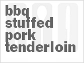 recipe for bbq stuffed pork tenderloin