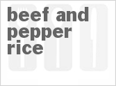 recipe for slow cooker beef and pepper rice