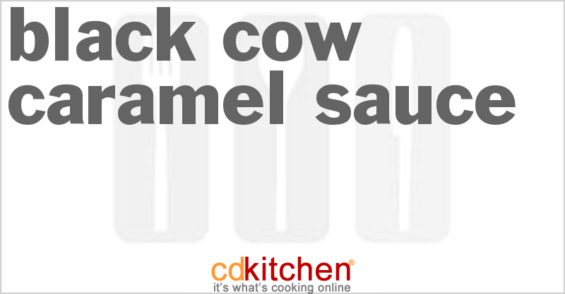 Black Cow Caramel Sauce - CDKitchen.com