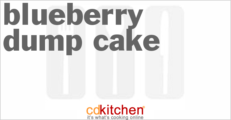 Blueberry Dump Cake - CDKitchen.com