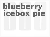 recipe for blueberry icebox pie