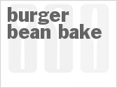 recipe for burger bean bake