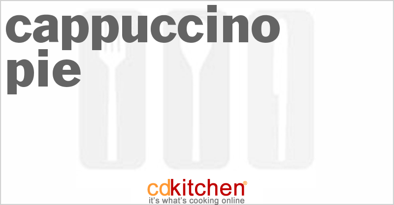 Cappuccino Pie - CDKitchen.com