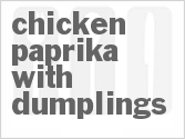 recipe for chicken paprika with dumplings