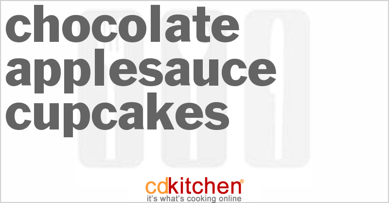 Chocolate Applesauce Cupcakes - CDKitchen.com