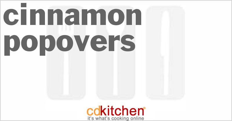 Cinnamon Popovers - CDKitchen.com