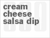 recipe for cream cheese salsa dip