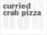 recipe for curried crab pizza
