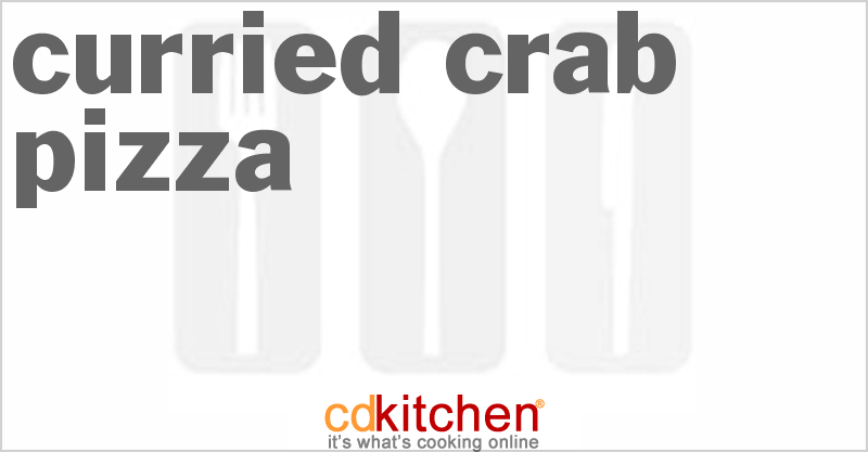 Curried Crab Pizza - CDKitchen.com