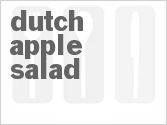 recipe for dutch apple salad