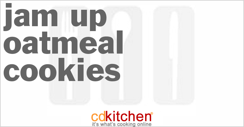 Jam-Up Oatmeal Cookies - CDKitchen.com