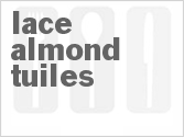 recipe for lace almond tuiles