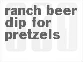 recipe for ranch beer dip for pretzels