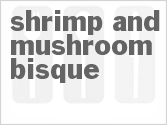 recipe for shrimp and mushroom bisque