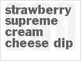 recipe for strawberry supreme cream cheese dip