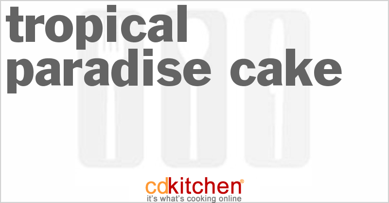 Tropical Paradise Cake - CDKitchen.com