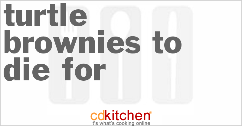 Turtle Brownies To Die For - CDKitchen.com
