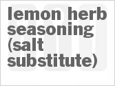Lemon Herb Seasoning (Salt Substitute)