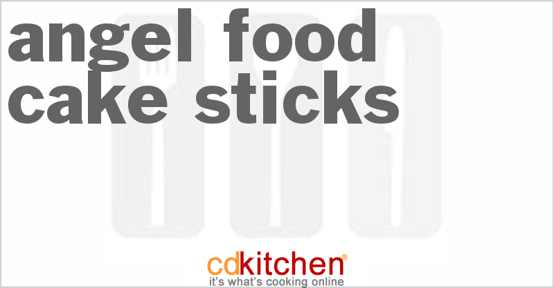 Angel Food Cake Sticks - CDKitchen.com