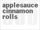 recipe for applesauce cinnamon rolls