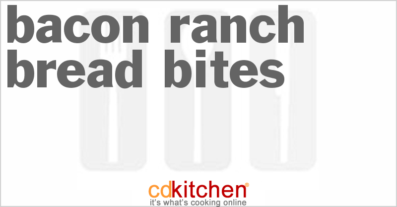 Bacon Ranch Bread Bites - CDKitchen.com