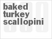 recipe for baked turkey scallopini