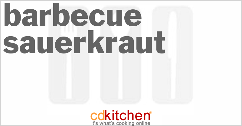Barbecue Sauerkraut - CDKitchen.com