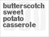 recipe for butterscotch sweet potato casserole
