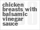 recipe for chicken breasts with balsamic vinegar sauce