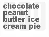 recipe for chocolate peanut butter ice cream pie