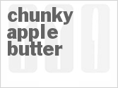 recipe for chunky apple butter