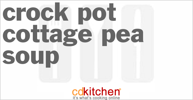 Cottage Pea Soup - CDKitchen.com