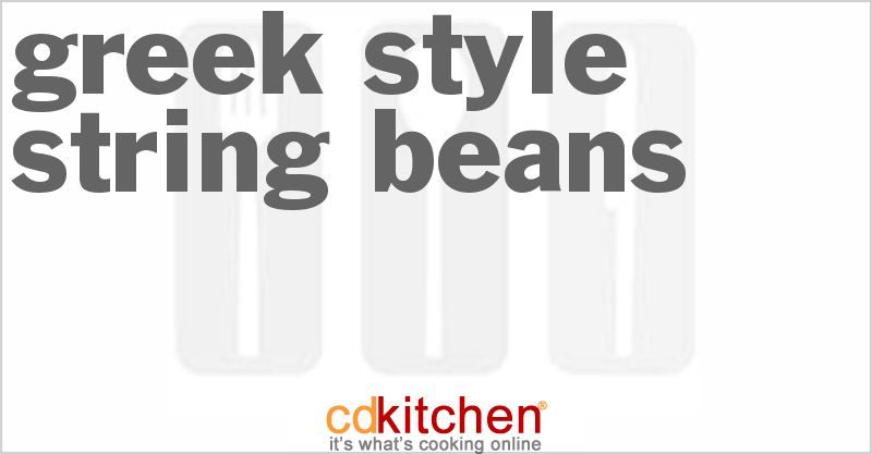 Greek-Style String Beans - CDKitchen.com