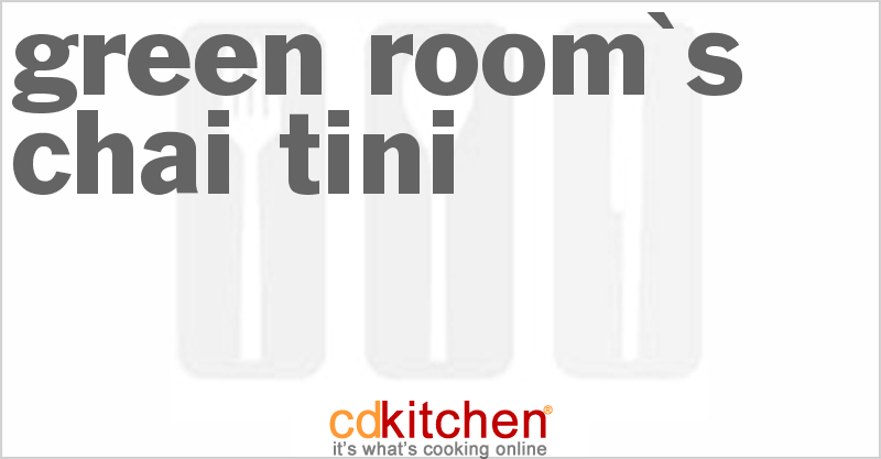 Green Room's Chai-tini - CDKitchen.com