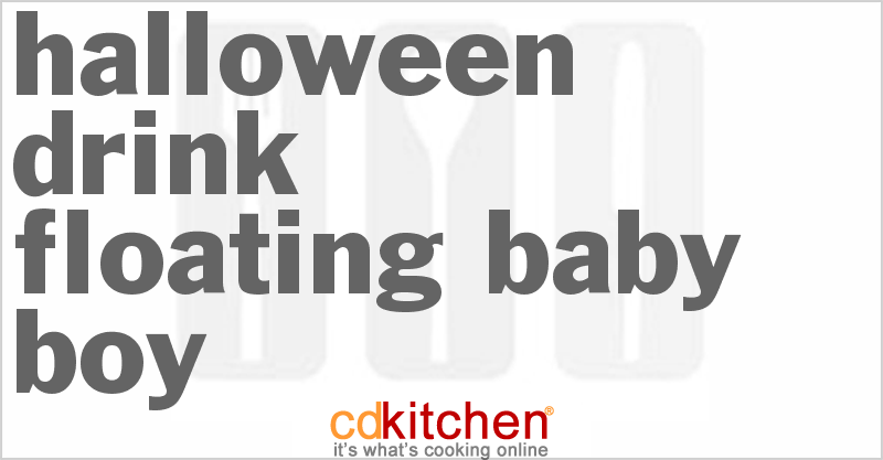 Halloween Drink Floating Baby Boy - CDKitchen.com